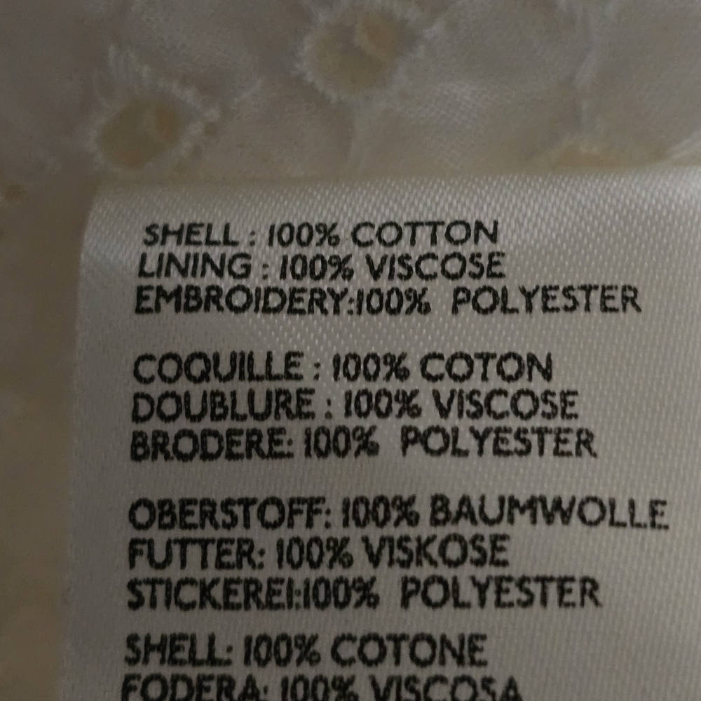 Nwt Free People Berry Kiss Mini Dress Cream Eyelet Off Shoulder Coquette Coastal - Picture 14 of 16